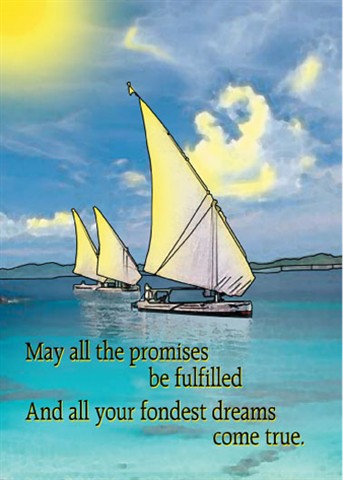 serene greeting cards home